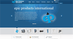 Desktop Screenshot of epicproducts.com